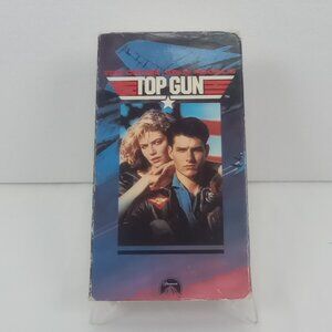 Vintage Top Gun VHS Tape (1986) OG Paramount – Tom Cruise Collectible  Original